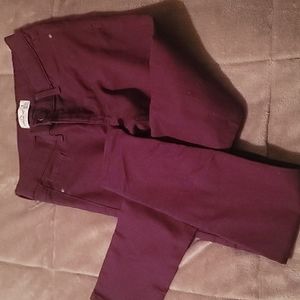 Maroon Skinny Jeans